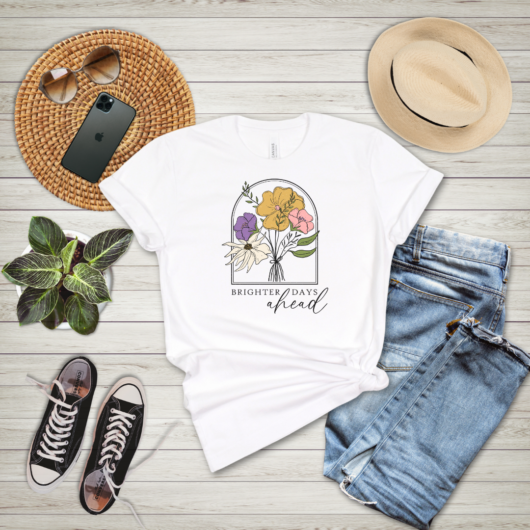 Brighter Days Ahead Wildflowers T-Shirt