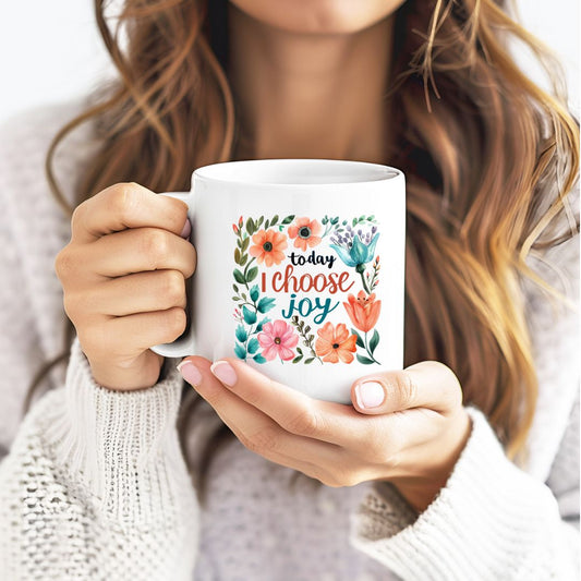Today I Choose Joy Inspirational Coffee Mug