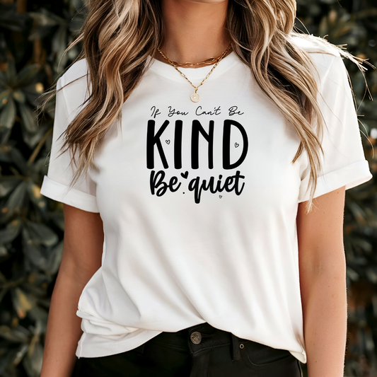 If You Can't Be Kind Be Quiet T-Shirt