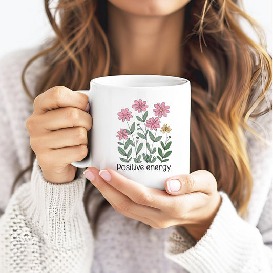 Positive Energy Inspirational Coffee Mug