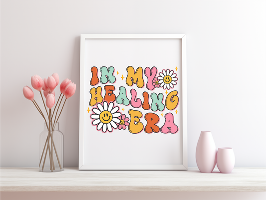 In My Healing Era Framed Poster