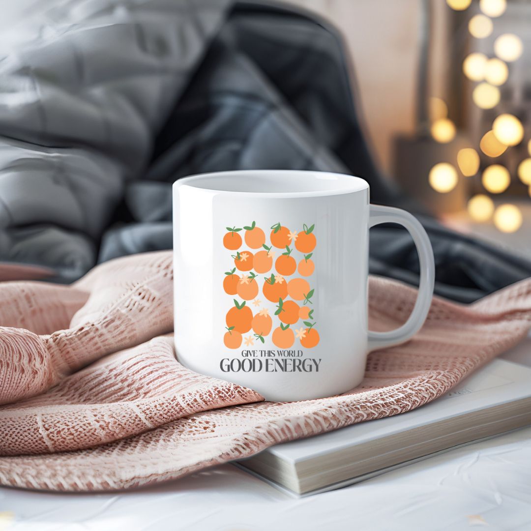 Give This World Good Energy Inspirational Coffee Mug