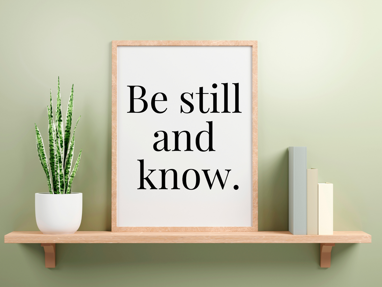 Be Still And Know Framed Poster