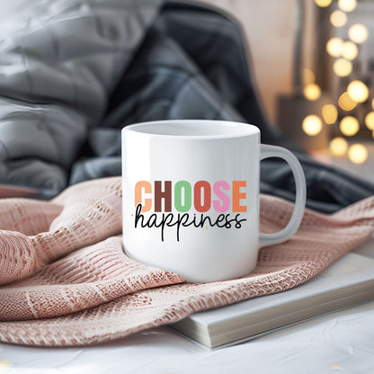 Choose Happiness Inspirational Coffee Mug