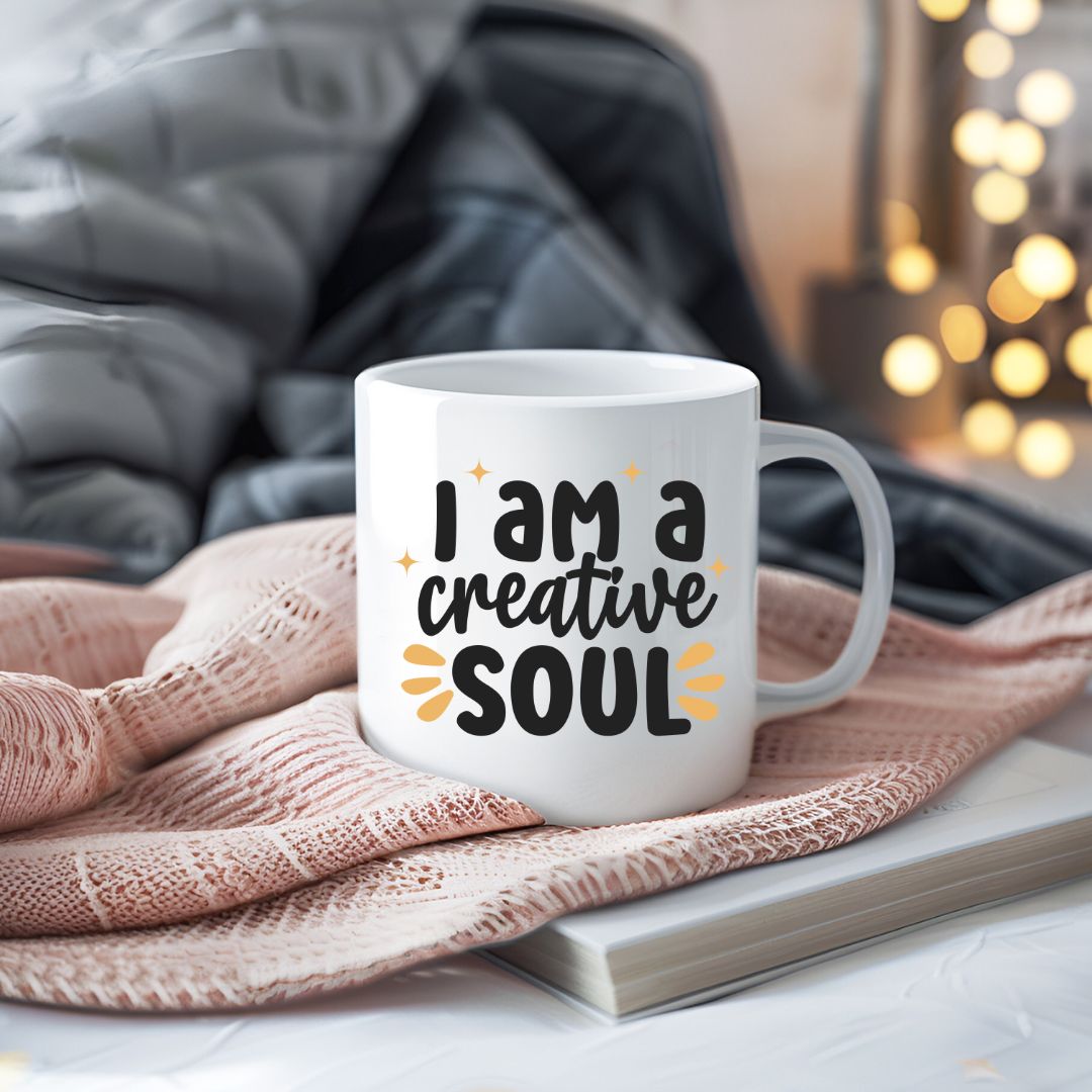 I Am A Creative Soul Inspirational Coffee Mug