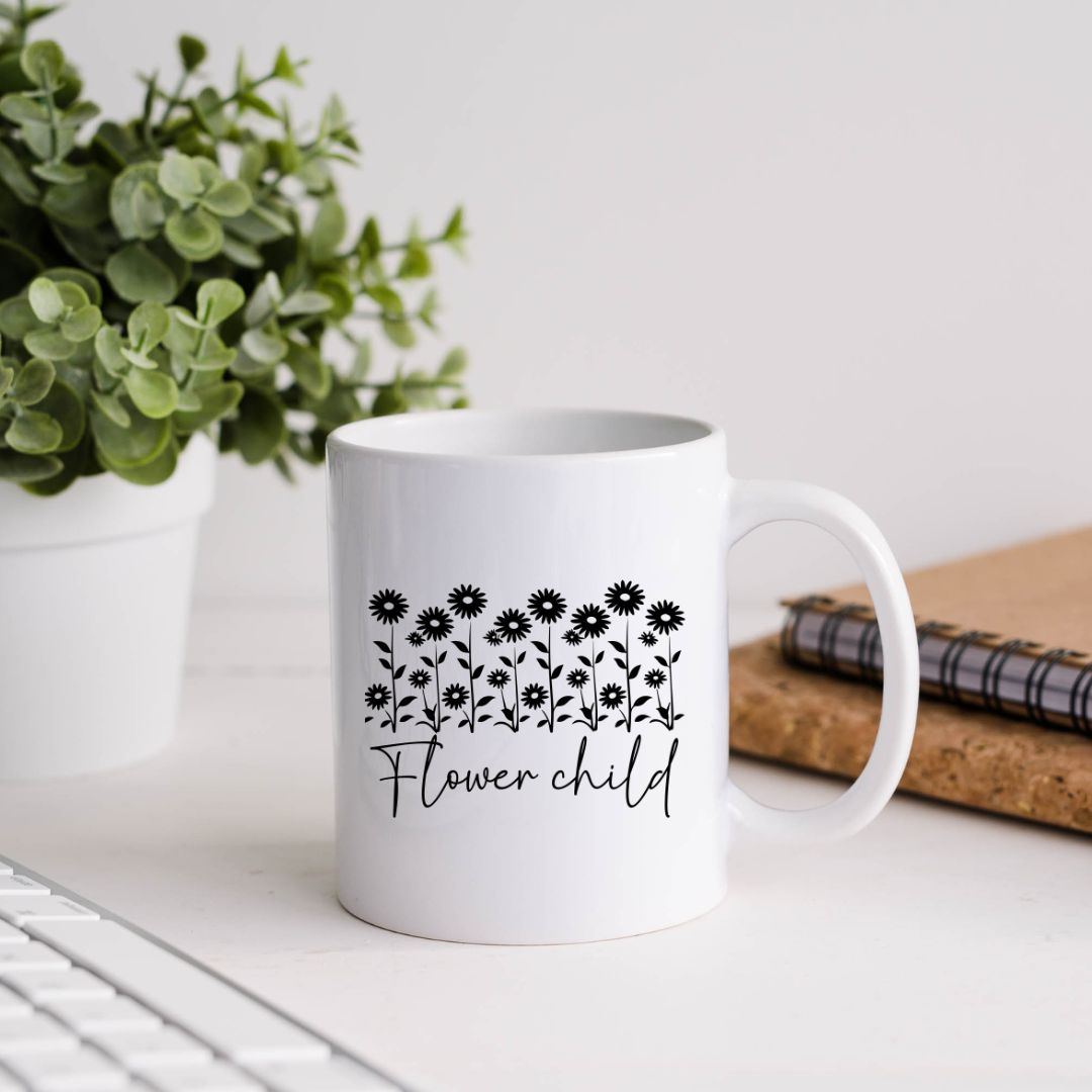 Flower Child Inspirational Coffee Mug