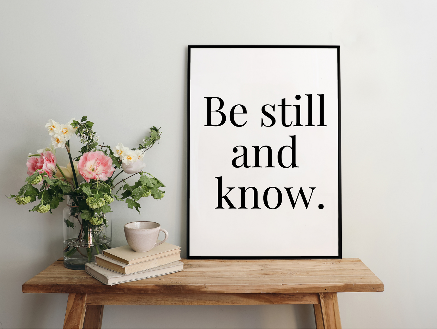 Be Still And Know Framed Poster